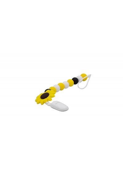 Coccorito Silicone Pacifier Necklace - , Sun Flower
