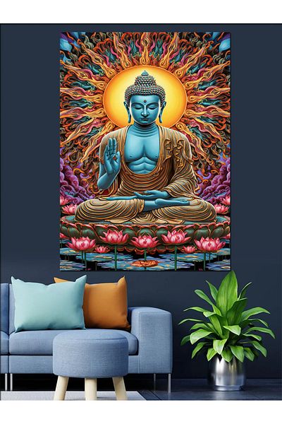 Tablomega Pânză decorativă tematică hinduism - pictură din lemn MDF