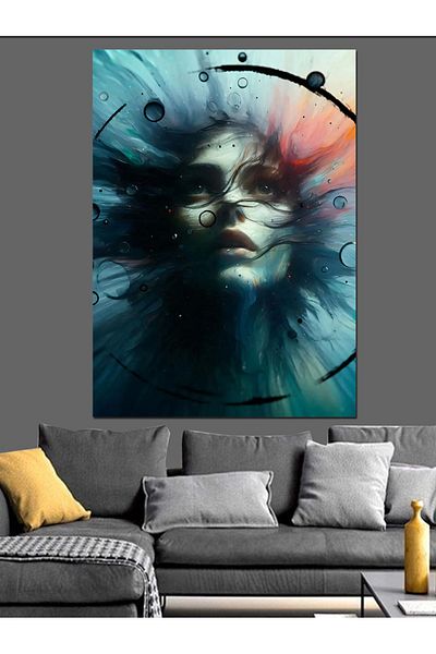 Tablomega Fata sub apa Canvas decorativ - Tablou din lemn MDF