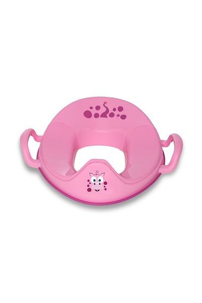 My Carry Potty Capac de toaletă cu mânere, Scaunul meu de antrenament, Dragon roz