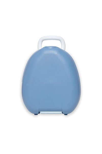 My Carry Potty Olită portabilă cu capac și mâner, albastru pastel