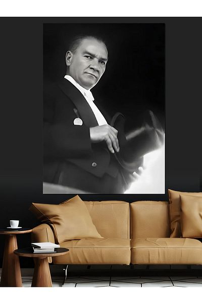 Tablomega Pânză decorativă Mustafa Kemal Atatürk - Lemn MDF