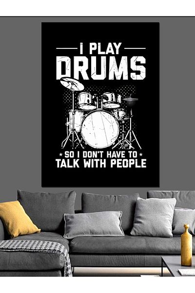 Tablomega Pânză decorativă tematică Drummer Drummer - MDF Lemn