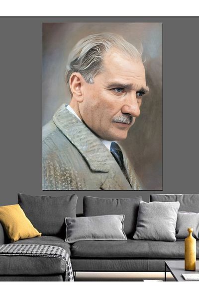 Tablomega Pânză decorativă Mustafa Kemal Atatürk - Lemn MDF