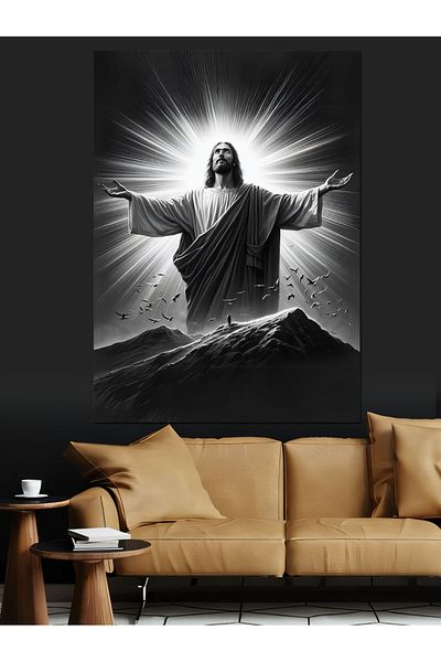Tablomega Hz Isus Hristos Pânză Decorativă - Lemn MDF Pictură
