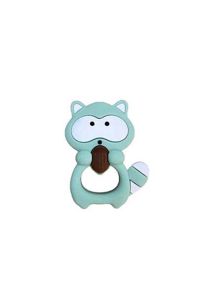 Coccorito Silicone Teething Toy, , Mint Raccoon