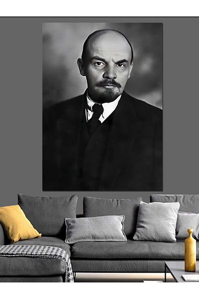 Tablomega Διακοσμητικός καμβάς Vladimir Lenin - Ξύλινος πίνακας MDF