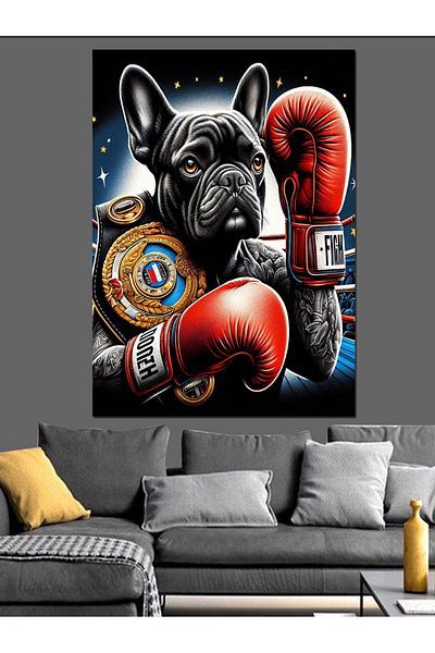 Tablomega Pânză Decorativă Boxer Dog - Lemn MDF
