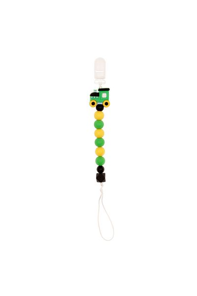 Coccorito Silicone Pacifier Necklace - , Green Train