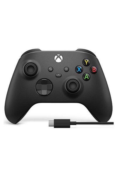 xbox Controller Microsoft Xbox Series X Wireless + cablu USB Type-C (Negru)