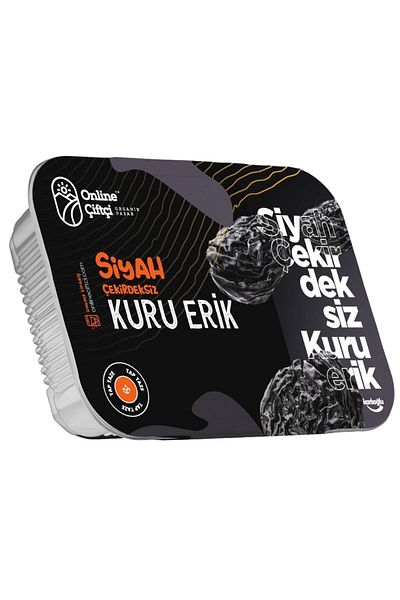 OnlineÇiftçi 250gr Black Dried Plum - Seedless