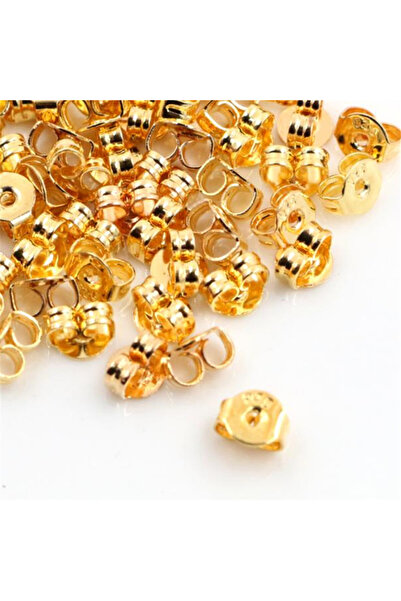 Choice 100 قطعة من أقراط ذهبية عالية الجودة مطلية بالفضة عيار 925 بلون الذهب ...