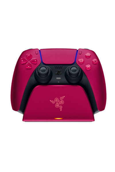 RAZER Incarcator Razer RC21-01900300-R3M1, Quick Charging, pentru PlayStation 5 (Rosu)