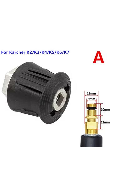Choice For Karcher Metal Metal Coupler Hose Connector Flexible Quick Release Adapter M22-14 Pressure Washer