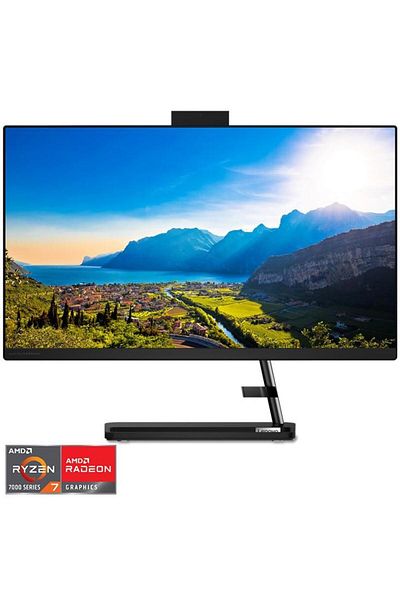 LENOVO All in One PC Lenovo IdeaCentre 3 24ALC6 Ryzen 7 7730U, 23.8" FHD, 16GB, 512GB SSD, Black