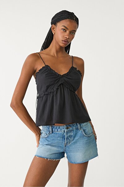 Stradivarius Bağcıklı askılı top