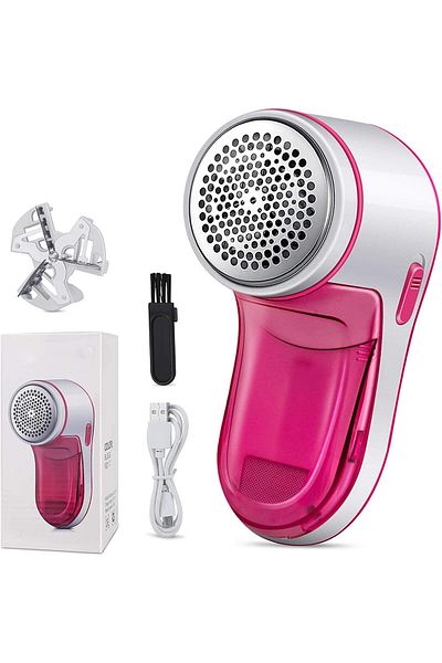 COOYA 5W Portable Fabric Shaver with USB Charging, 1+ Hour Battery Life, for All Fabrics, Safe Design
