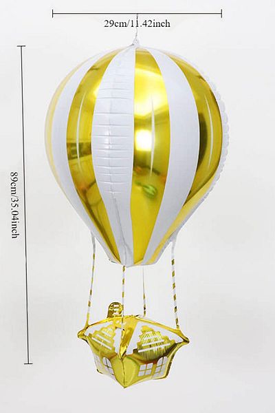 Patladı Gitti 22 Inch Flying Balloon Themed Yellow Foil Balloon 88-28 cm