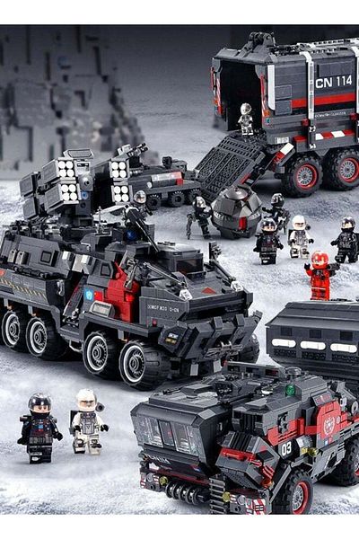 COOYA Building Block Model Toys, Simulated Car Toys, Toy Model Kits, Suitable for Children  6 Years Old