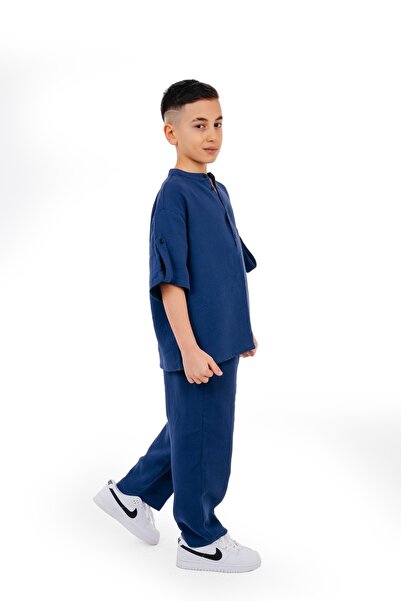 HN HNT TEKSTİL MÜSLİN ERKEK ÇOÇUK TAKIMI