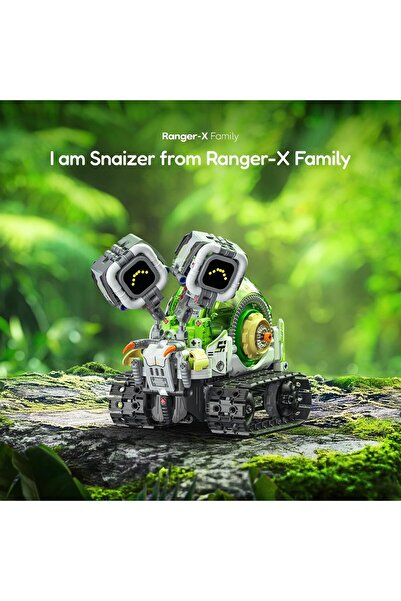Sillbird Technik Robot, 3'ü 1 Arada Robotik Yapım Seti, Uygulama ve Uzaktan Kumanda ile
