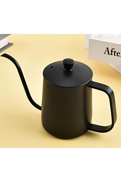 COOYA 304 Stainless Steel Coffee Kettle,600 ml,Tea Pot Stovetop Teapot, for Camping Home Kitchen