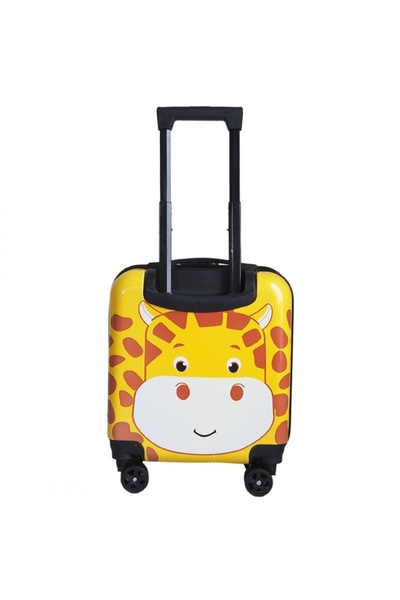 ECARLA Children's trolley, 45x25x35 cm, cabin approved, giraffe model