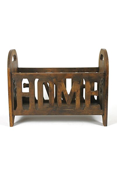 Otantik Çarşı Ahşap Home Gazetelik 48x22x37 cm.