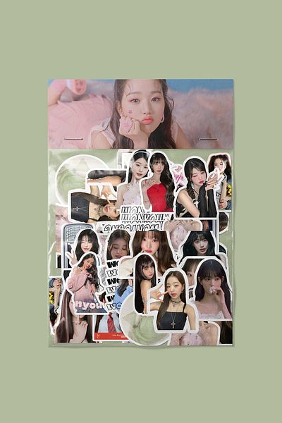 dadi ramba Jang Wonyoung (IVE) Sticker pack - Bullet Journal - Agenda - Notebook - Laptop Label Sticker