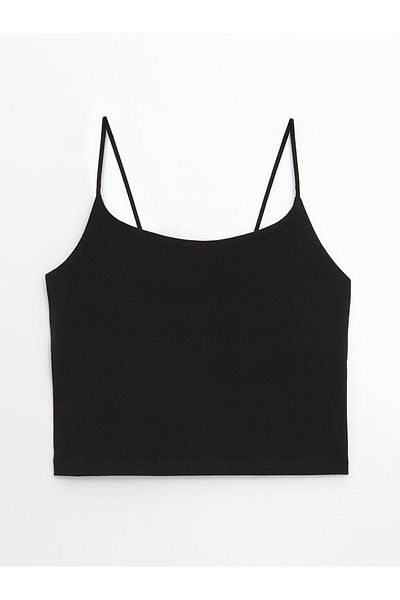 LC Waikiki U Neck Seamless Crop Women's Tank Top (S5)