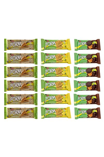 Eti Form Plain-Cocoa-Lemon Fiber 18-Pack Mixed Pack
