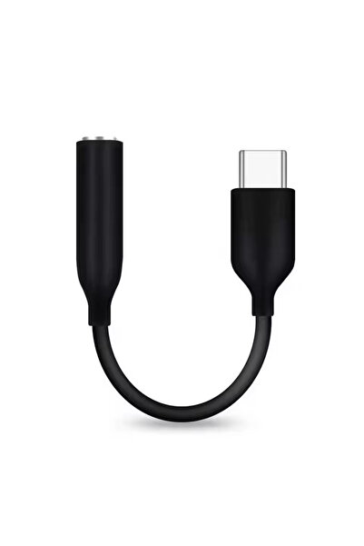 DÜNYA AKSESUAR Tip-c için 3.5mm kulaklık kablosu adaptörü tipi C 3.5 AUX sesJack