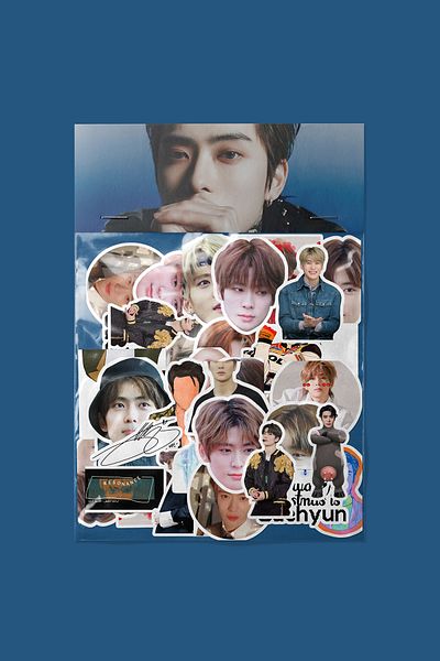 dadi ramba Jaehyun (Nct) Sticker Pack - Bullet Journal - Agenda - Planner - Notebook - Laptop Sticker Decal