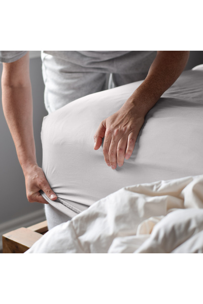 Home Still ORGANIC COTTON COVER GREY 180x200 CM