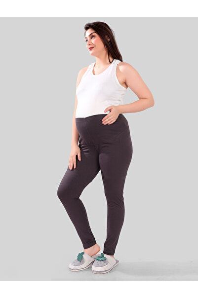 Tummy Viscose Solid High Waist Maternity Leggings