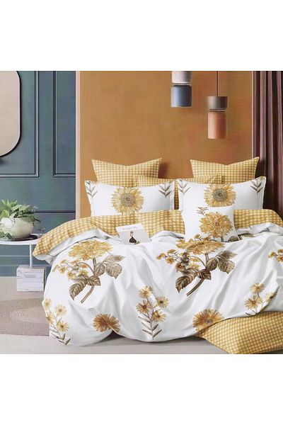 Pucioasa Double bed linen 4 pieces ELVO 104 Flowers