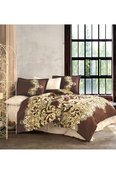 Pucioasa Luxury satin double bed linen, Artesa V1