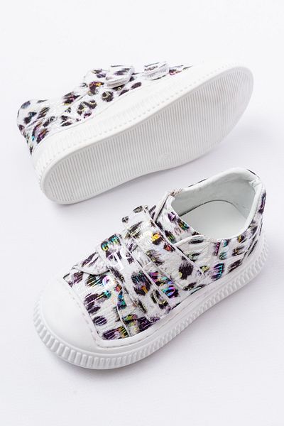 p papuccum ortopedi çocuk ayakkabıları Pantofi sport ortopedici cu velcro cu model leopard pentru fete