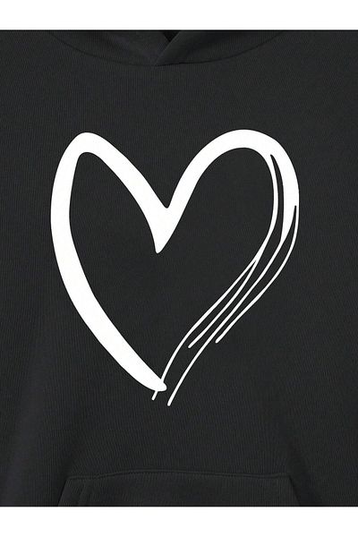 EFFRENATU Φούτερ με στάμπα unisex με δροσερά σχέδια