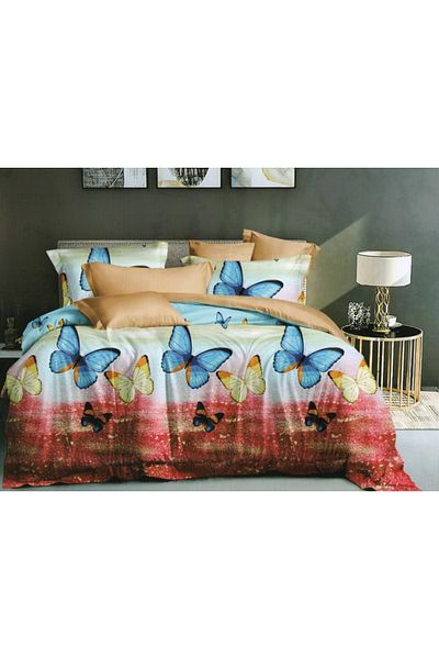 Pucioasa Fine double bed linen with 6 pieces, code FN132