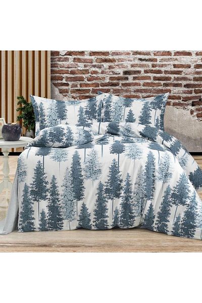 Pucioasa Double bed linen with fir trees, RNFN192