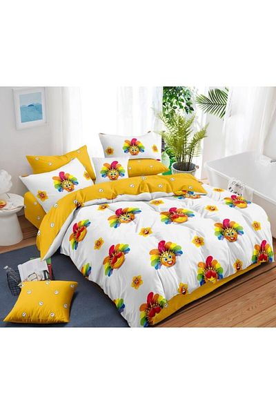 Pucioasa Fine double bed linen with 6 pieces, code M122