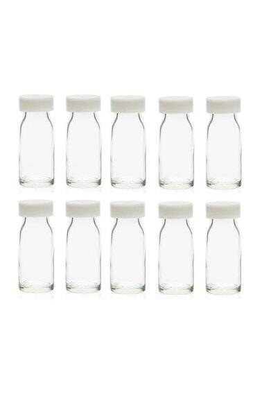 junibeliw 5pcs multi-purpose transparent mini glass bottle essential oil bott...