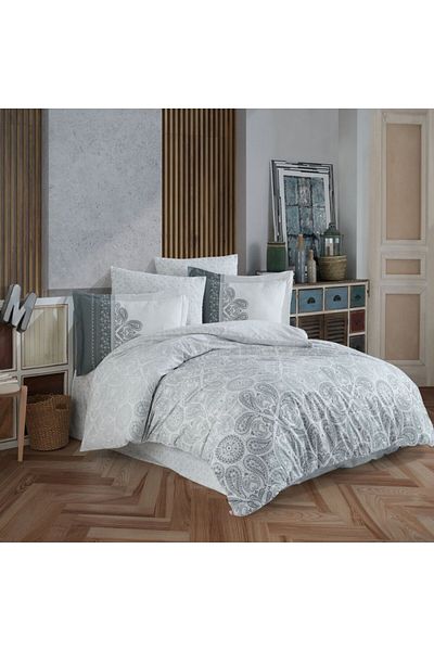 Hobby home collection Lenjerie de pat poplin percale, Hobby home collection, Irene Grey