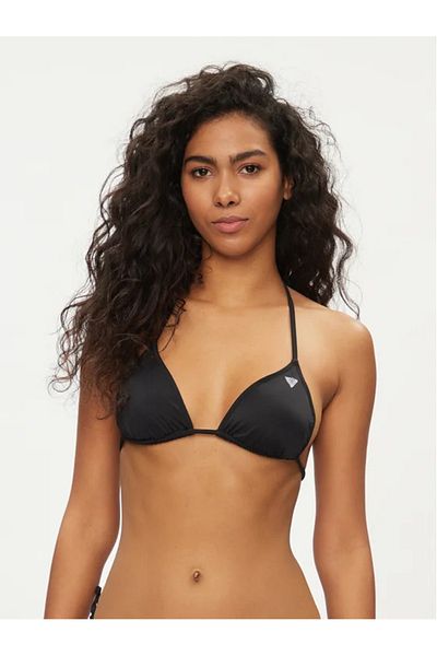 Guess Jeans Top bikini negru de damă ly00k blugi Guess