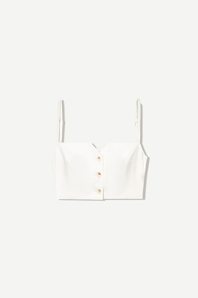 Bershka Cropped buttoned waistcoat