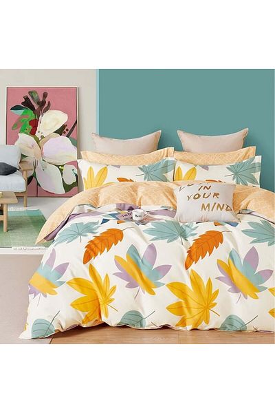 Pucioasa 100% cotton percale bed linen, 6 pieces, Pucioasa, PRC78