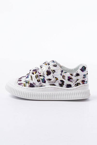 p papuccum ortopedi çocuk ayakkabıları Pantofi sport ortopedici cu velcro cu model leopard pentru fete