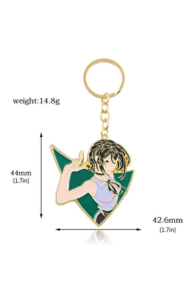 Choice K00682-04 سلسلة مفاتيح أنيمي CS Man شارة دينجي باور ماكيما شخصية قلادة...