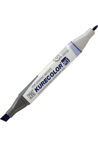Zig Kurecolor Kc-3000N Twin Ws Double Sided Graphic Marker Pen Peacock Blue 339